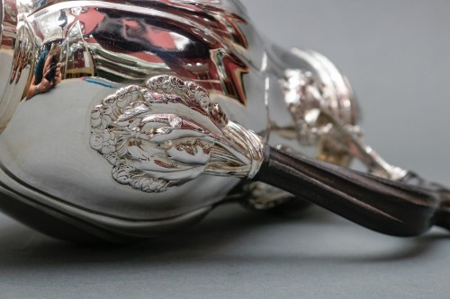Lelièvre (eugène-alfred) – Cafetière Cafetière en argent massif Tiffany 1880 - Art nouveau