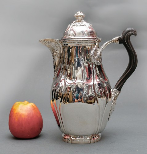 Antiquités - Lelièvre (eugène-alfred) – Cafetière Cafetière en argent massif Tiffany 1880