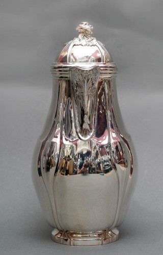 Antiquités - Lelièvre (eugène-alfred) – Cafetière Cafetière en argent massif Tiffany 1880