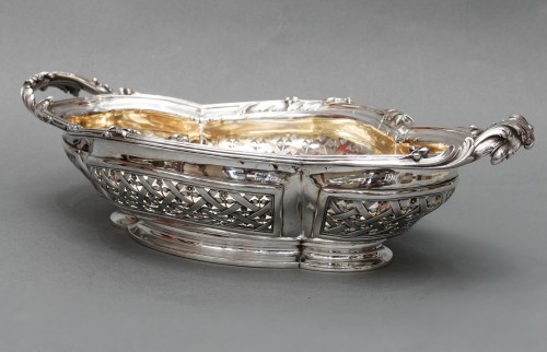 Cardeilhac - Panière à fruits en argent massif XIXe - Napoléon III