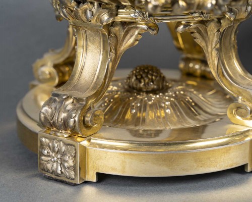 Argenterie et Arts de la table  - Bointaburet – Paire de coupes en vermeil époque XIXe