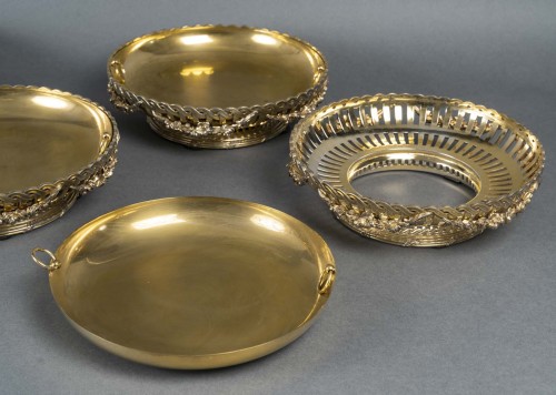 XIXe siècle - Boin Taburet – Suite de 4 coupes en Vermeil d’époque XIXe