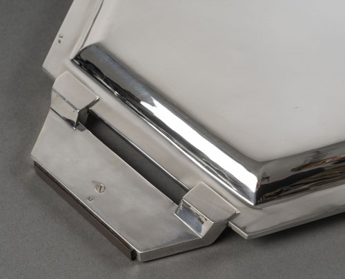 Ravinet d&#039;Enfert - Octagonal solid silver tray 20th century - 