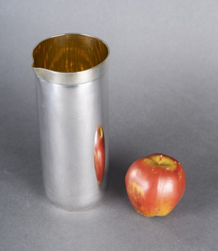 20th century - Cleto Munari - Solid silver pitcher Italy  1980