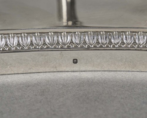 Antiquités - Gustave Odiot – Paire de coupes argent et cristal Baccarat XIXé