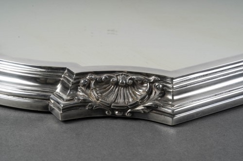 Antiquités - Lappara - Surtout de table mroirs en trois parties vers 1930/40