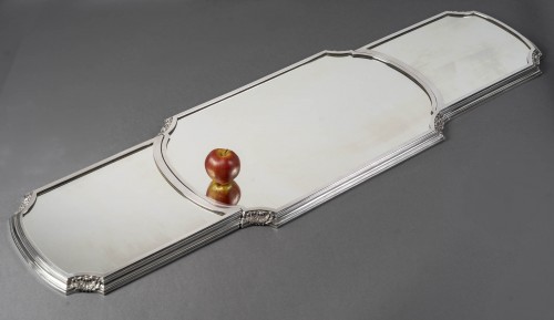 Antiquités - Lappara - Surtout de table mroirs en trois parties vers 1930/40