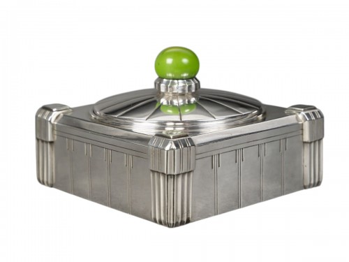 Boite en argent massif d’époque Art Deco vers 1930