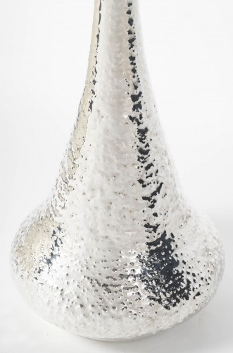 R. VALLE – Grand vase en argent massif XXe Italie du Nord - Années 50-60
