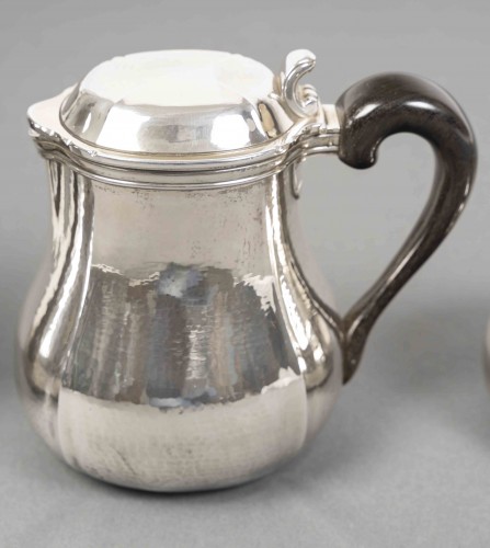 Argenterie et Arts de la table  - G. LECOMTE – Service thé café 4 pièces argent massif époque Art Deco 1925
