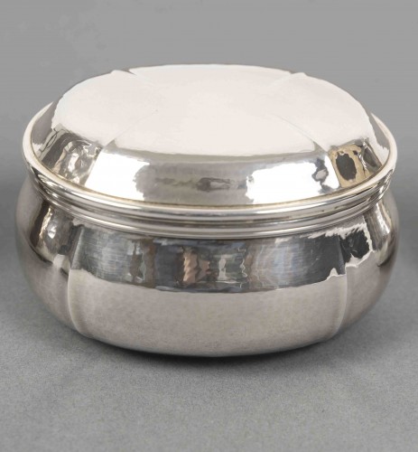 G. LECOMTE – Service thé café 4 pièces argent massif époque Art Deco 1925 - Emmanuel Redon Silver Fine Art