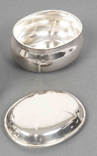 Antiquités - G. LECOMTE – Service thé café 4 pièces argent massif époque Art Deco 1925