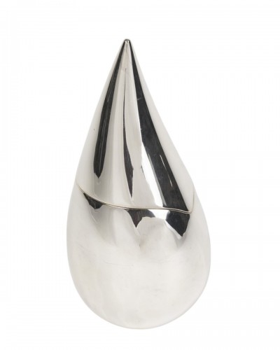 Christofle – modernist solid silver box