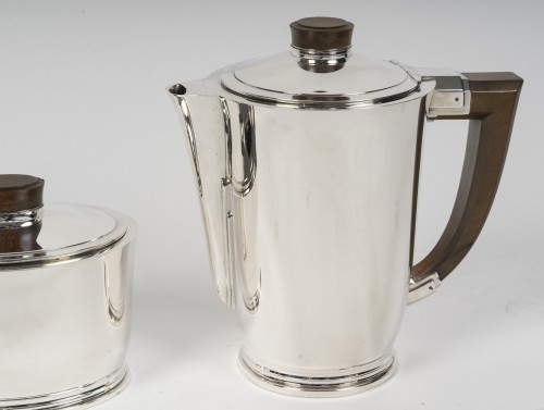 Art Déco - Cardeilhac – Service thé café 4 pièces en argent massif xxè art deco