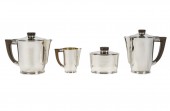 Cardeilhac – Service thé café 4 pièces en argent massif xxè art deco