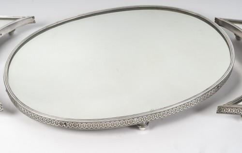  Odiot – Late 19th century Three-piece silver centerpiece - 