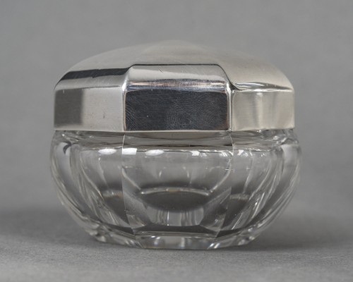 christofle/baccarat – set of 5 art deco bottles circa 1930 - Glass & Crystal Style Art Déco