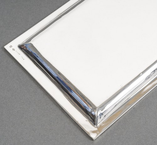 Antiquités - Savary – Rectangular silver dish circa 1930