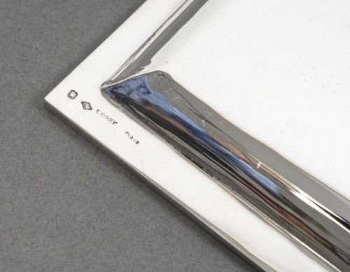 Antiquités - Savary – Rectangular silver dish circa 1930