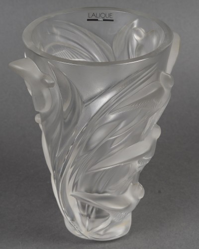 Lalique - Vase Martinets - Emmanuel Redon Silver Fine Art