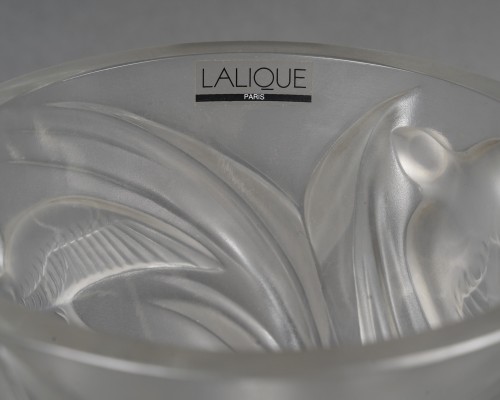 XXe siècle - Lalique - Vase Martinets