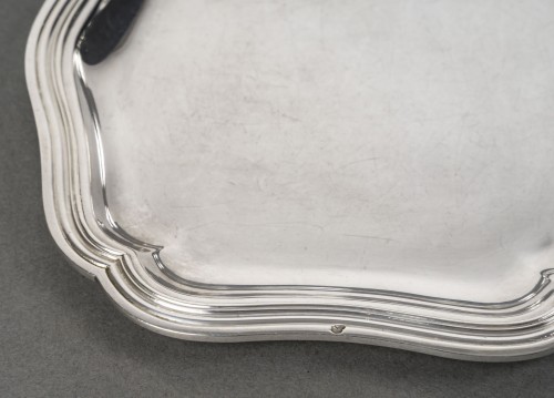 Art nouveau - Bloch Eschwege - 12 solid silver platters XXth century