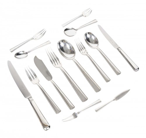 bloch eschwege - sterling silver cutlery set  266 pieces, 1930s period