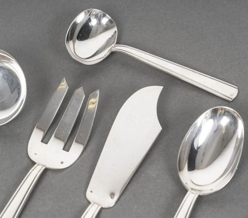 silverware & tableware  - bloch eschwege - sterling silver cutlery set  266 pieces, 1930s period