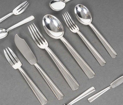 bloch eschwege - sterling silver cutlery set  266 pieces, 1930s period - 