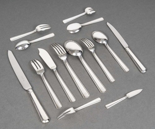 Antiquités - bloch eschwege - sterling silver cutlery set  266 pieces, 1930s period