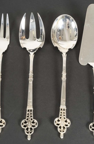 Cardeilhac – Set of Renaissance Sterling Silver Serving Pieces – XXth Centu - 