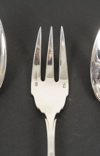 Cardeilhac – Set of Renaissance Sterling Silver Serving Pieces – XXth Centu - 