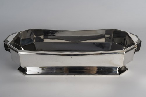 silverware & tableware  - Tetard – art deco period solid silver planter