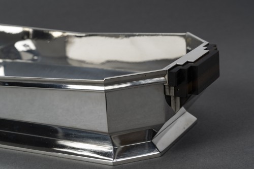 20th century - Tetard – art deco period solid silver planter