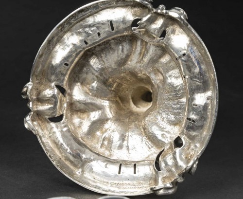 Eugène Mermillod – Paire de coupes en argent massif et cristal Baccarat - Napoléon III