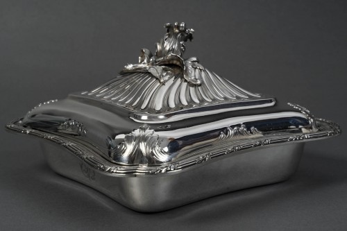 Cardeilhac - Légumier couvert en argent massif fin xixe - Argenterie et Arts de la table Style Napoléon III