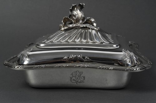 Argenterie et Arts de la table  - Cardeilhac - Légumier couvert en argent massif fin xixe