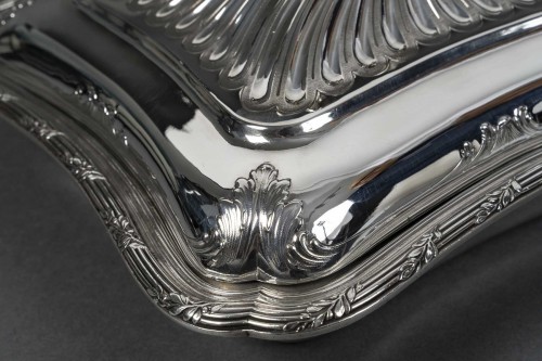 XIXe siècle - Cardeilhac - Légumier couvert en argent massif fin xixe