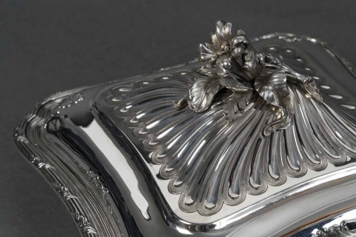 Cardeilhac - Légumier couvert en argent massif fin xixe - Napoléon III