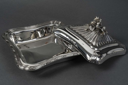 Napoléon III - Cardeilhac - Légumier couvert en argent massif fin xixe