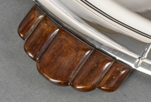 Albert Charlent - Art Deco Tray in Solid Silver - Belgium circa 1930 - Art Déco