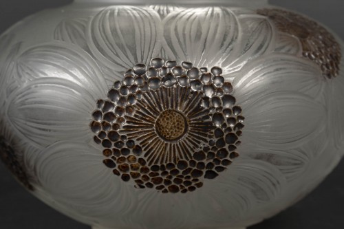 20th century - 1923 René Lalique - Dahlias Vase