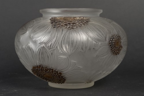 1923 René Lalique - Dahlias Vase - Art nouveau