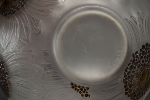 Antiquités - 1923 René Lalique - Dahlias Vase