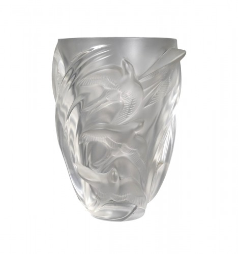 Lalique - Vase  Martinets vers 1980–2000