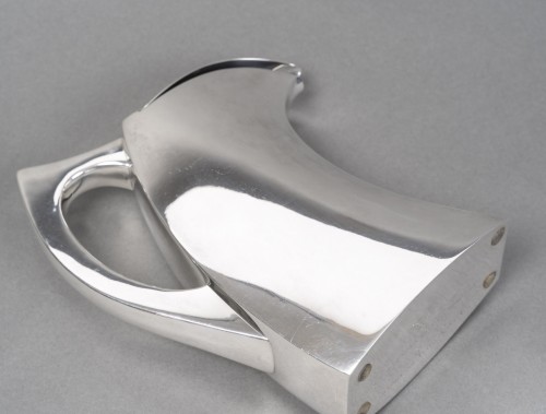 Antiquités - Pierre Cardin – Verseuse couverte en argent massif Milan circa 1970