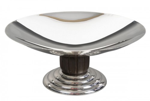 Jean Puiforcat - Centre de table en argent massif d'époque Art Déco vers 1930