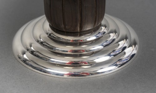 Jean Puiforcat - Centre de table en argent massif d'époque Art Déco vers 1930 - Art Déco