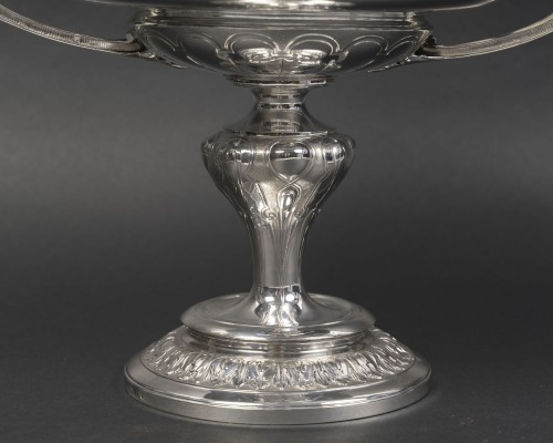 Gustave ODIOT – 19th Century Neoclassical Solid Silver Centerpiece - silverware & tableware Style Napoléon III