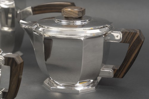 Ernest Prost, Solid Silver Tea, Coffee and Chocolate Set circa  1930 - 